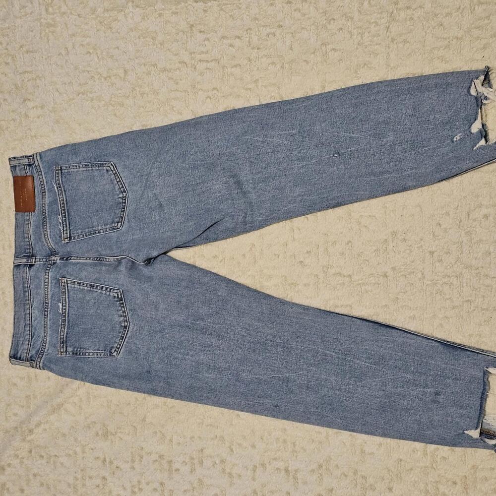 Zara Ripped Skinny Leg Jeans 8 - Picture 3 of 7